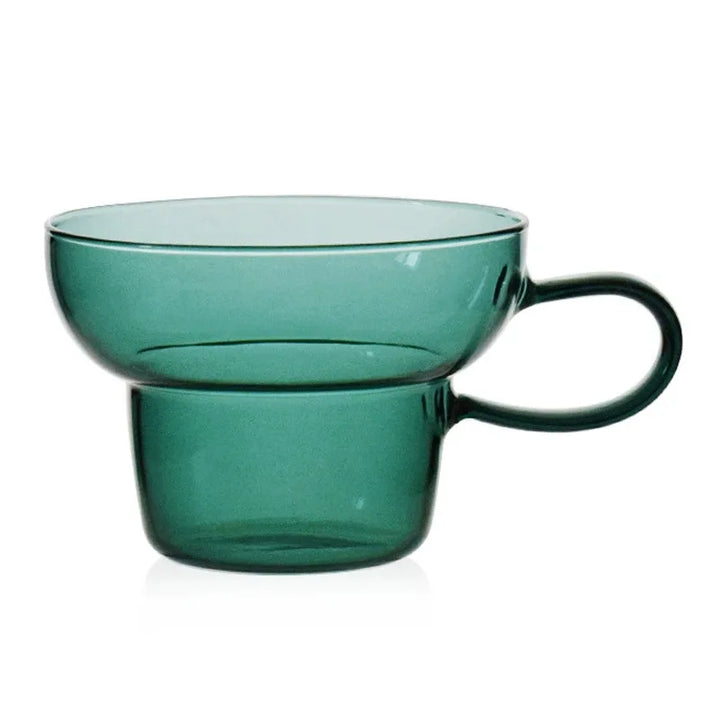 Lumora glass cup – clear minimalist design – Die‑Tassen.de