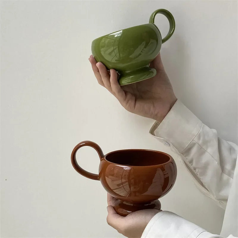 Luno mug 280 ml – elegant Porcelain, Nordic minimalist style – Die‑Tassen.de