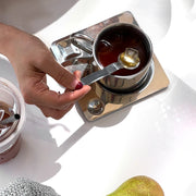 Stainless Steel Cup with Coaster and Spoon – Die‑Tassen.de